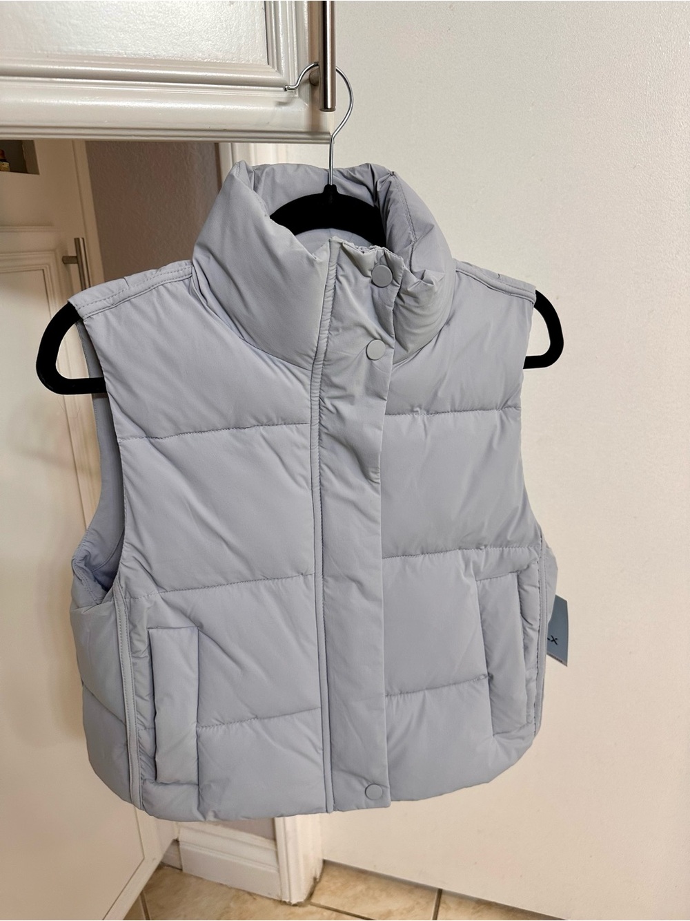 FLX Mini Puffer Vest - Gray